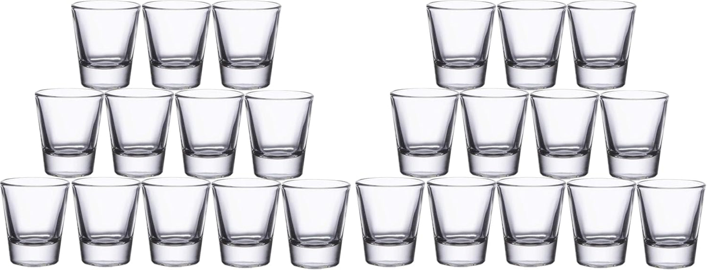 Gmark 1.5-Ounce Heavy Base Shot Glass Set for Every Occasion