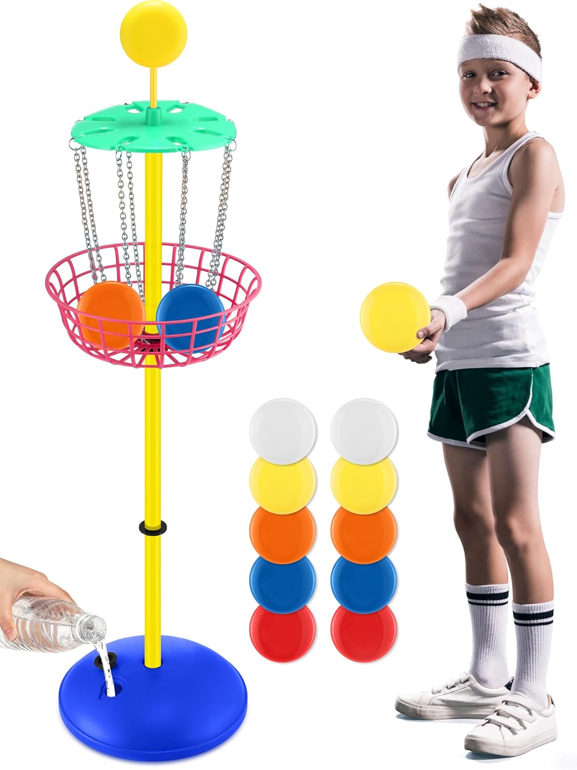 Meooeck Mini Disc Golf Set - Fun Anywhere!
