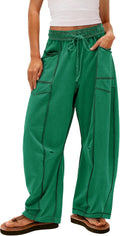 Yanekop Womens Baggy Wide Leg Palazzo Pants - Comfortable Everyday