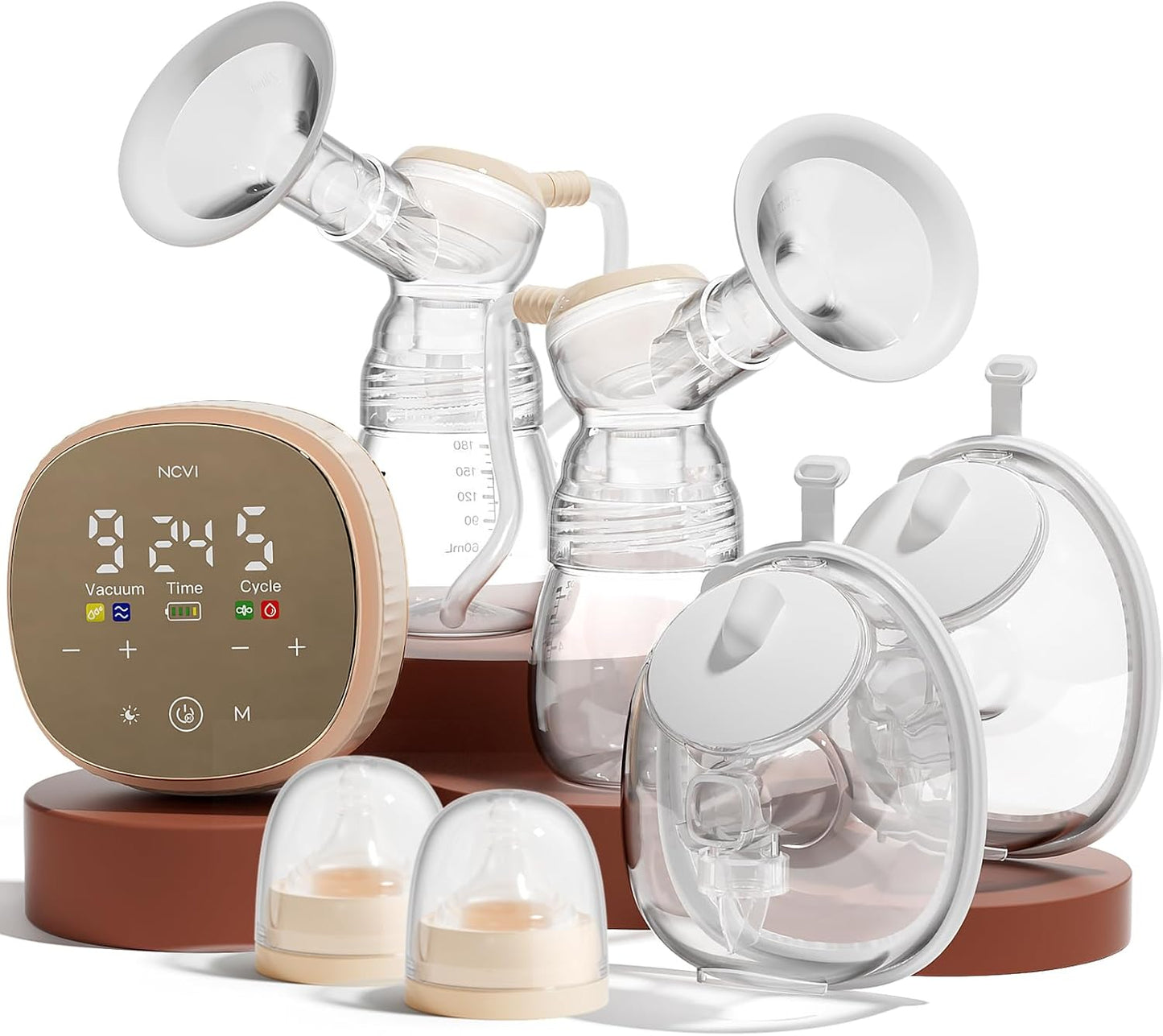 NCVI 2-in-1 Electric Breast Pump: Comfort & Customization