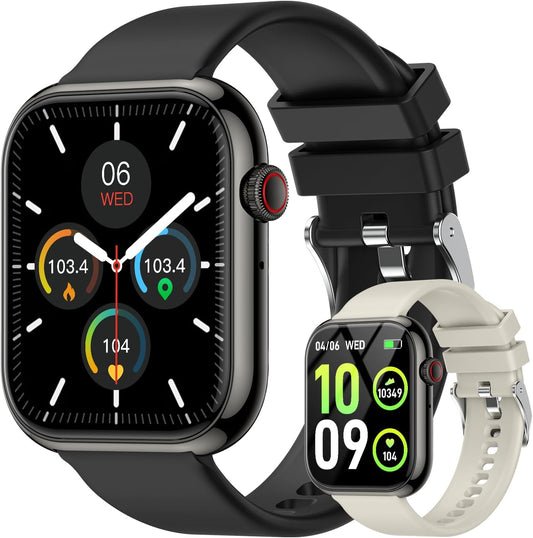 Waterproof Fitness Smartwatch: Call, Track, Heart Rate