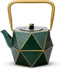 Toptier Cast Iron Teapot - Stovetop Safe Japanese Kettle