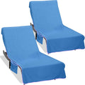 Super Soft Lounge Chair Towel Cover Pack of 2 for Beach Trips