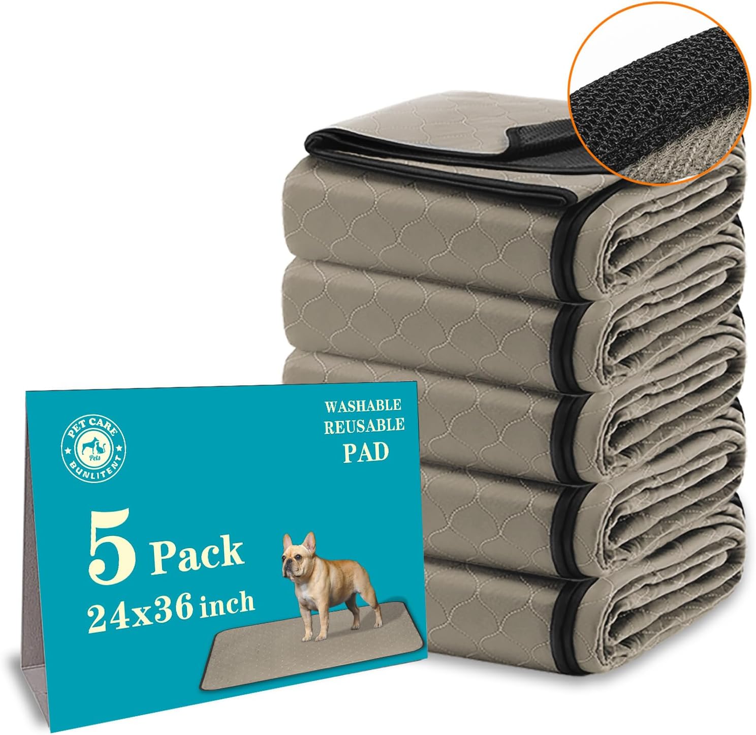 Washable Pee Pads for Dogs - Reusable Puppy Training Pads