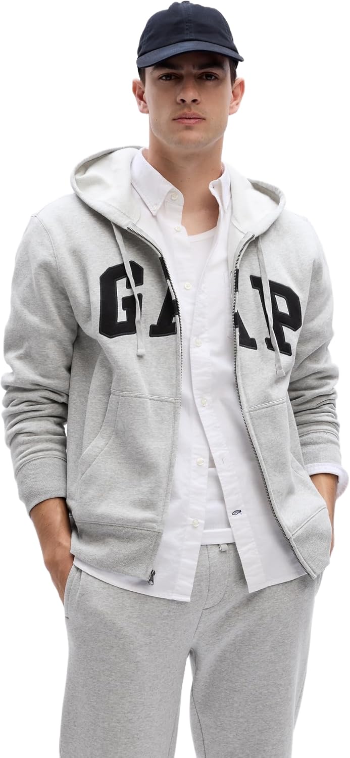 GAP Logo Heritage Hoodie Full Zip Sweatshirt for All Ages