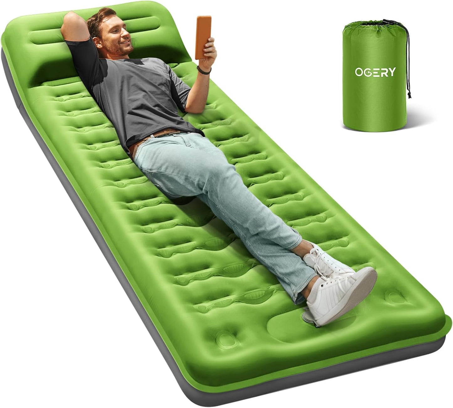 OGERY Sleeping Pad for Camping - 6in Extra-Thick Comfort