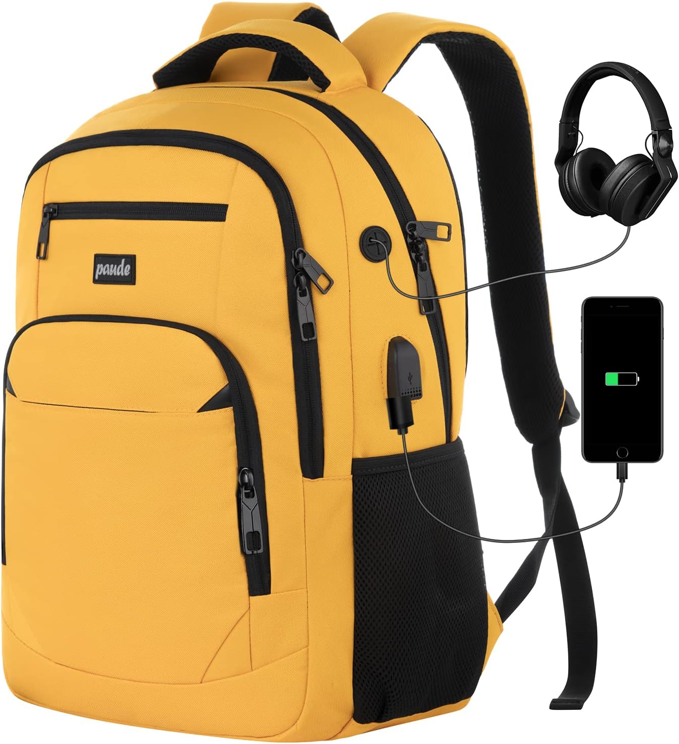 Paude Backpack for School and Travel - Large Capacity Design