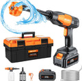 Cordless Pressure Washer Power Washer 970PSI - Portable Car Cleaner