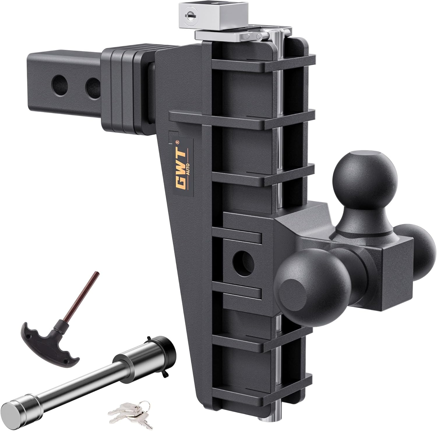 Adjustable Trailer Hitch Tri-Ball for Heavy Duty Towing Needs