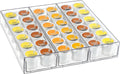 Clear Acrylic Coffee Pod Holder Organizer for K CUP 36 Pods - Slim