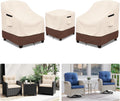 Outdoor Furniture Covers Waterproof 3 Piece Set - Heavy Duty