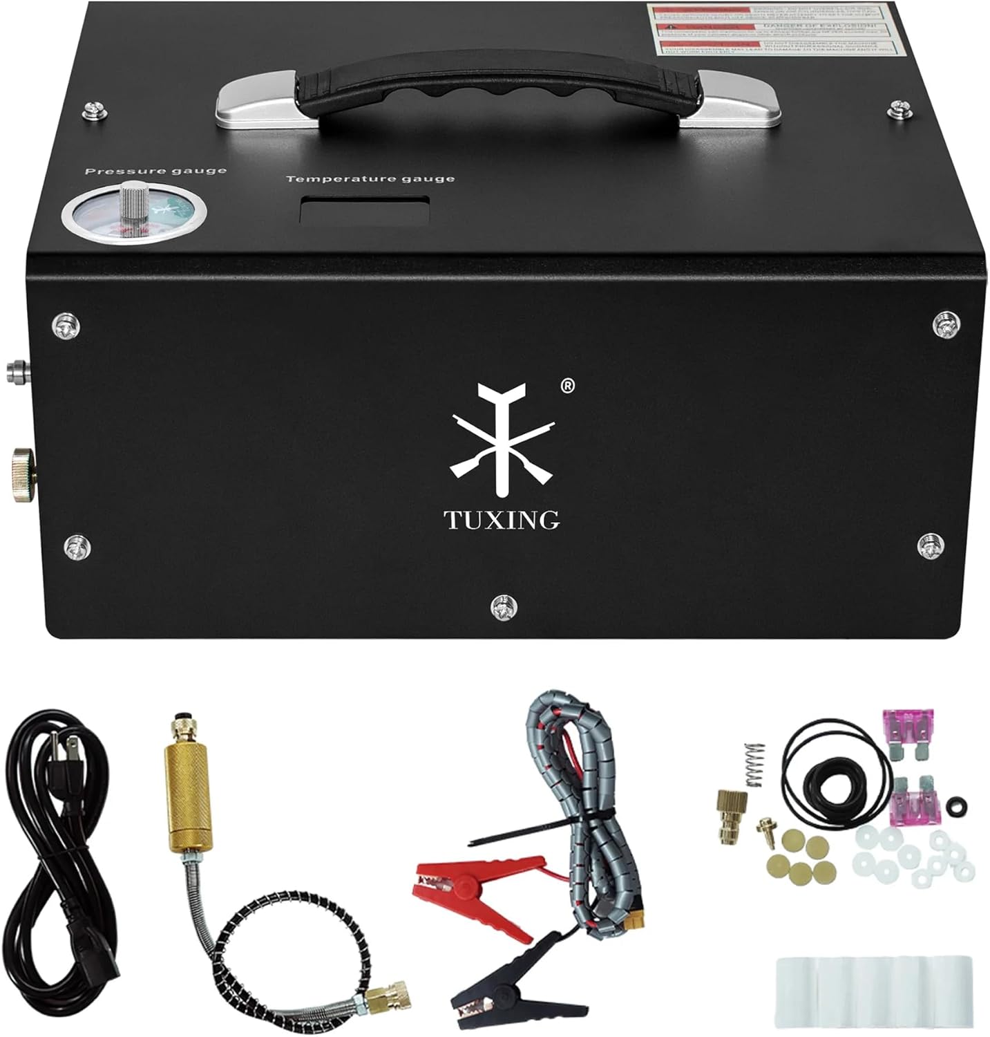 TUXING 4500Psi PCP Air Compressor - Portable Powerhouse for Airgun & Scuba Tanks