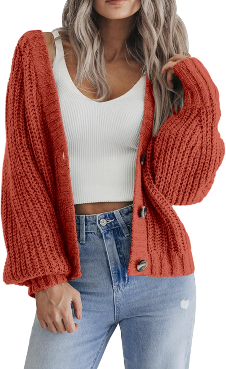 Zeagoo Women's Chunky Knit Cardigans for Fall Fashion