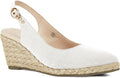Women's Espadrille Wedge Sandals Closed Toe Slingback - Comfortable