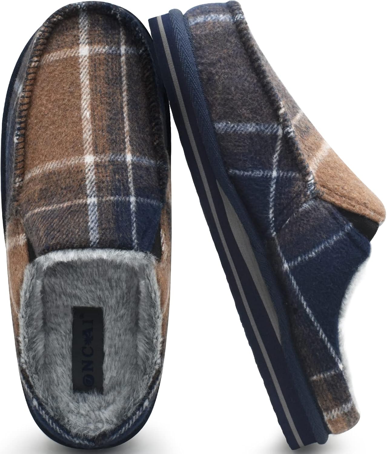 ONCAI Mens Clog Slippers with Arch Support and Memory Foam