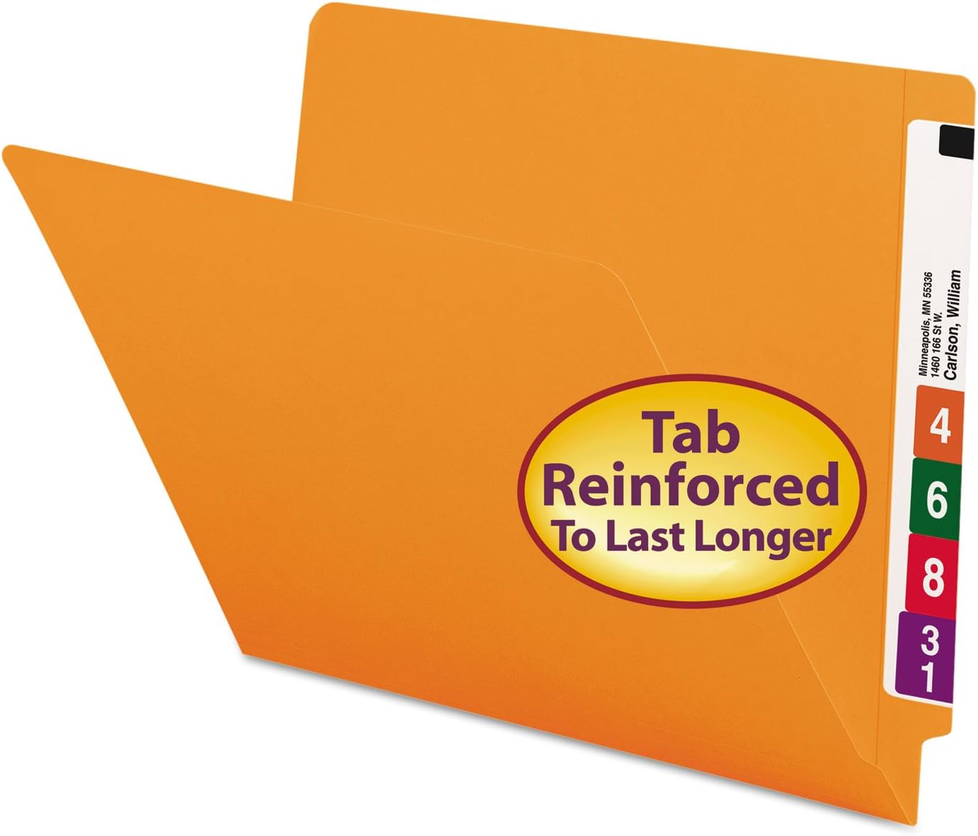 Smead End Tab File Folder for Efficient Shelf Filing Needs