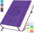 A5 Lined Journal Notebook - Thick 370 Numbered Pages for Notes