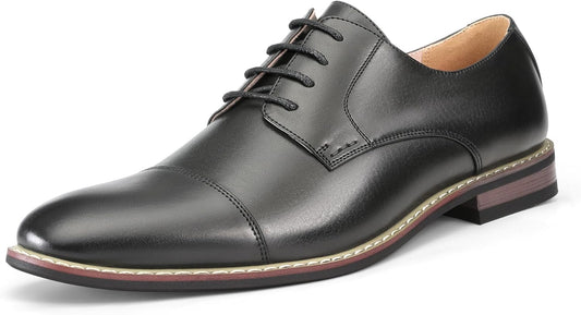 Bruno Marc Prince Men's Classic Modern Oxford Lace Dress Shoes