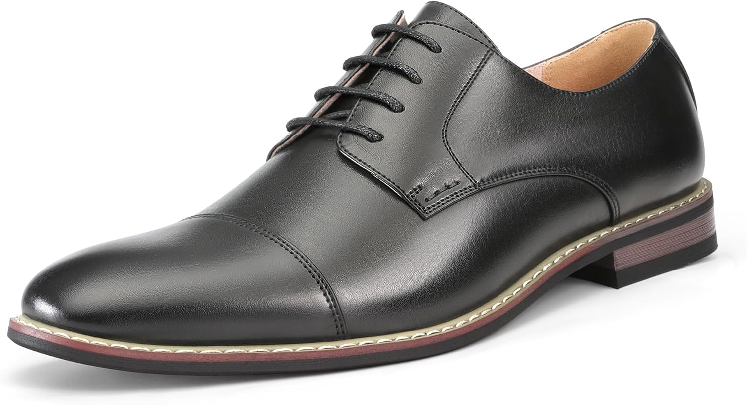 Bruno Marc Prince Men's Classic Modern Oxford Lace Dress Shoes