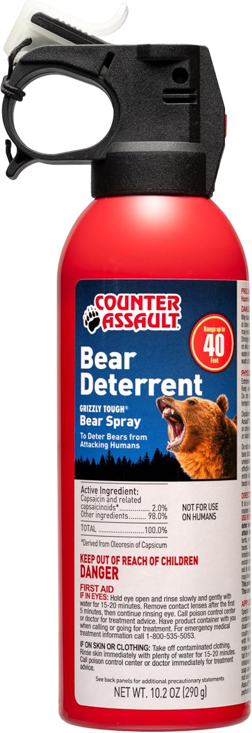 Counter Assault Bear Spray for Hiking & Camping Safety Gear