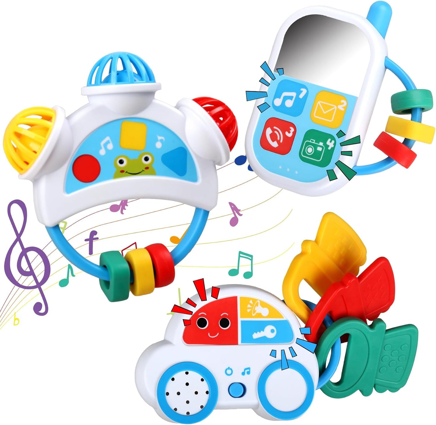Interactive Baby Teething Toys for Development