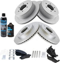 TRQ Brake Pad and Rotor Kit Compatible with 2004-2008 Ford F-150