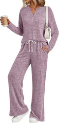 LILLUSORY Womens 2 Piece Lounge Set Winter Outfits 2025 - Cozy