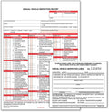 Annual Vehicle Inspection Report Forms & Labels 100-Pack - DOT