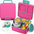Bento Box for Kids with Thermos 60OZ Lunch Box - Leakproof