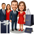 Custom Couple Bobblehead Personalized Figurines - Handmade Gift