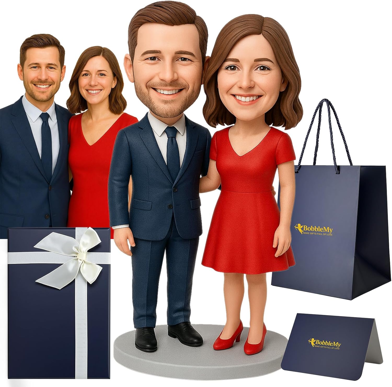 Custom Couple Bobblehead Figurines for Unique Gifts and Memories
