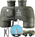 HUTACT 10x50 Marine Binoculars for Adults - Clear, Rugged Optics