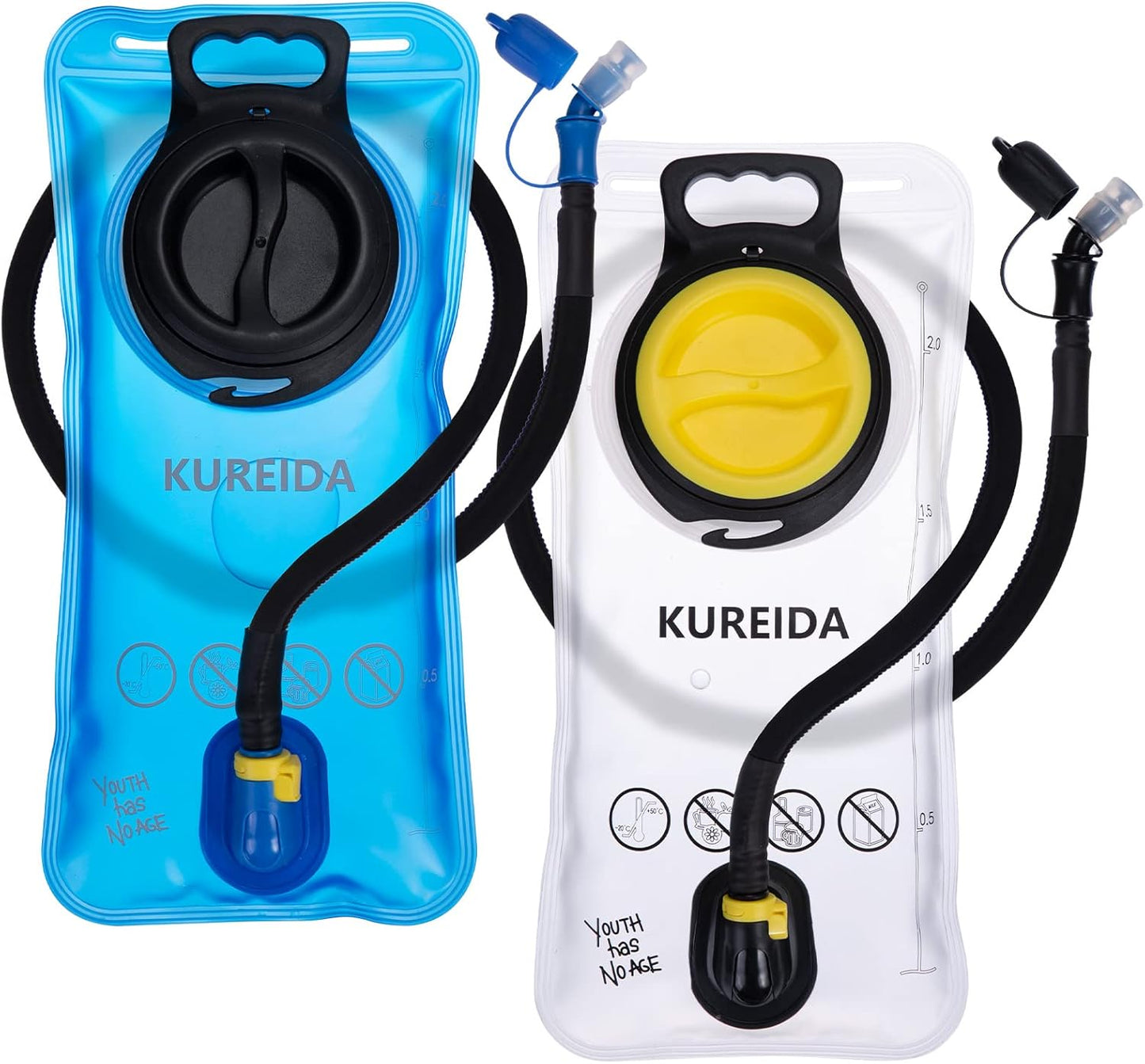 KUREIDA 2L Hydration Bladder: BPA-Free, Insulated Tube