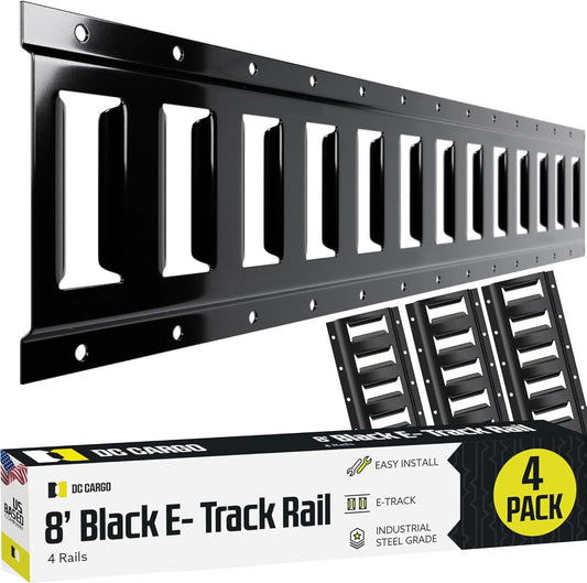 DC Cargo Mall E Track Tie Down Rail Kit 6ft for Secure Cargo