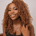 Yanky Twist Crochet Hair 14 in 8-Pack Brown Pre-Looped - Fluffy Mini