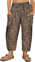 Plus Size Palazzo Harem Pants Womens Summer Drawstring Lantern CARCOS