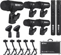D Debra DK7 Pro 7-Piece Wired Drum Microphone Kit - Durable