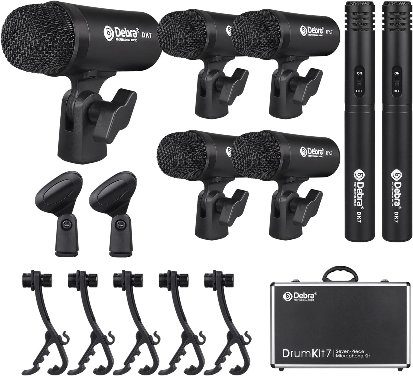 D Debra DK7 Pro 7-Piece Wired Drum Microphone Kit Review