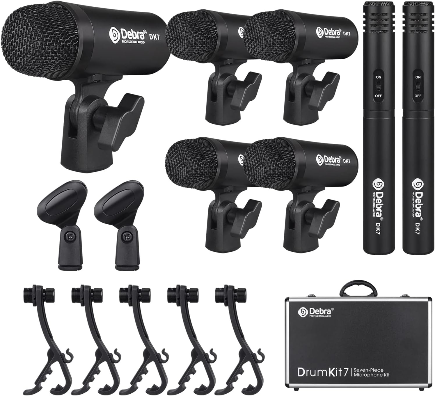D Debra DK7 Pro 7-Piece Wired Drum Microphone Kit Review