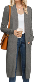 Long Cardigan Sweater Maxi Duster for Women - Lightweight (Style 1BZ5)