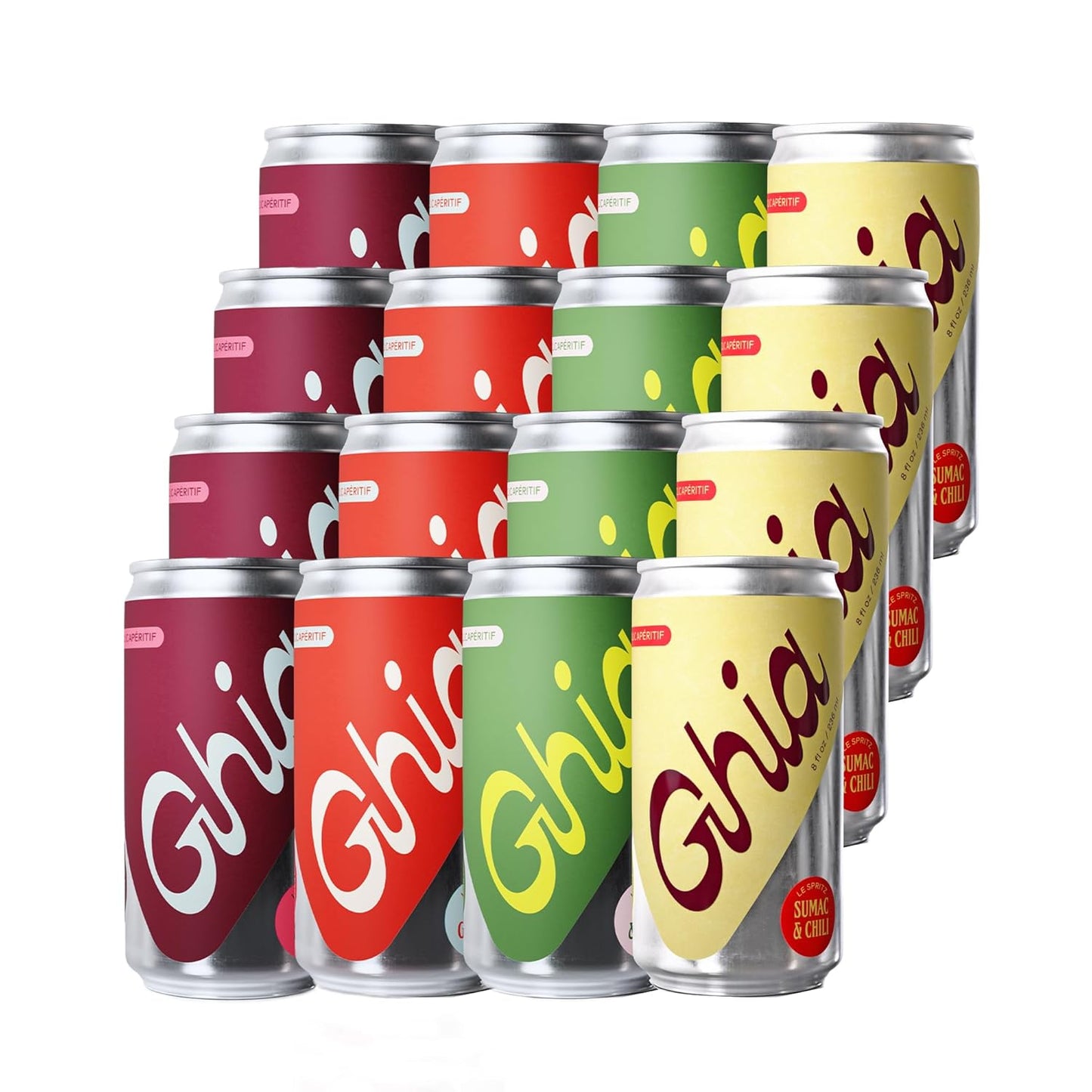 Ghia Non-Alcoholic Le Spritz Variety 16-Pack Canned Mocktails