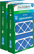 Filterbuy 15.75x27.63x3.50 Air Filter MERV 13 Optimal Smoke & Allergy