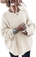 Womens Oversized Sweaters Casual Long Sleeve Mock Neck Tops
