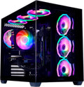 MLOONG Gaming PC Desktop with Ryzen 5 5500 and RTX 5060 - Smooth 1080p