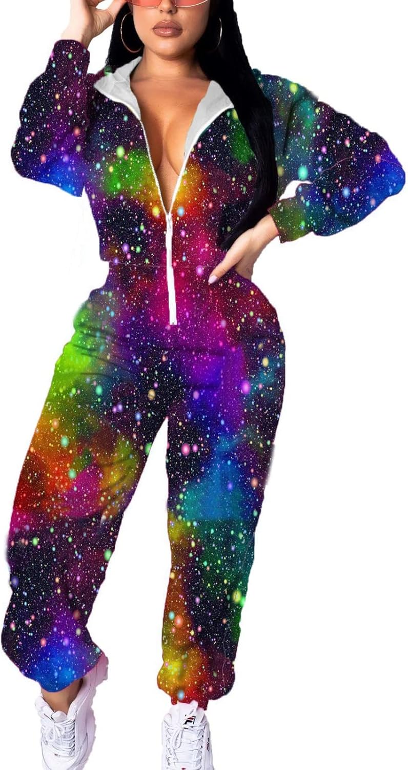 EOSIEDUR Women's Pullover Hoodies Jumpsuit Tracksuit Set