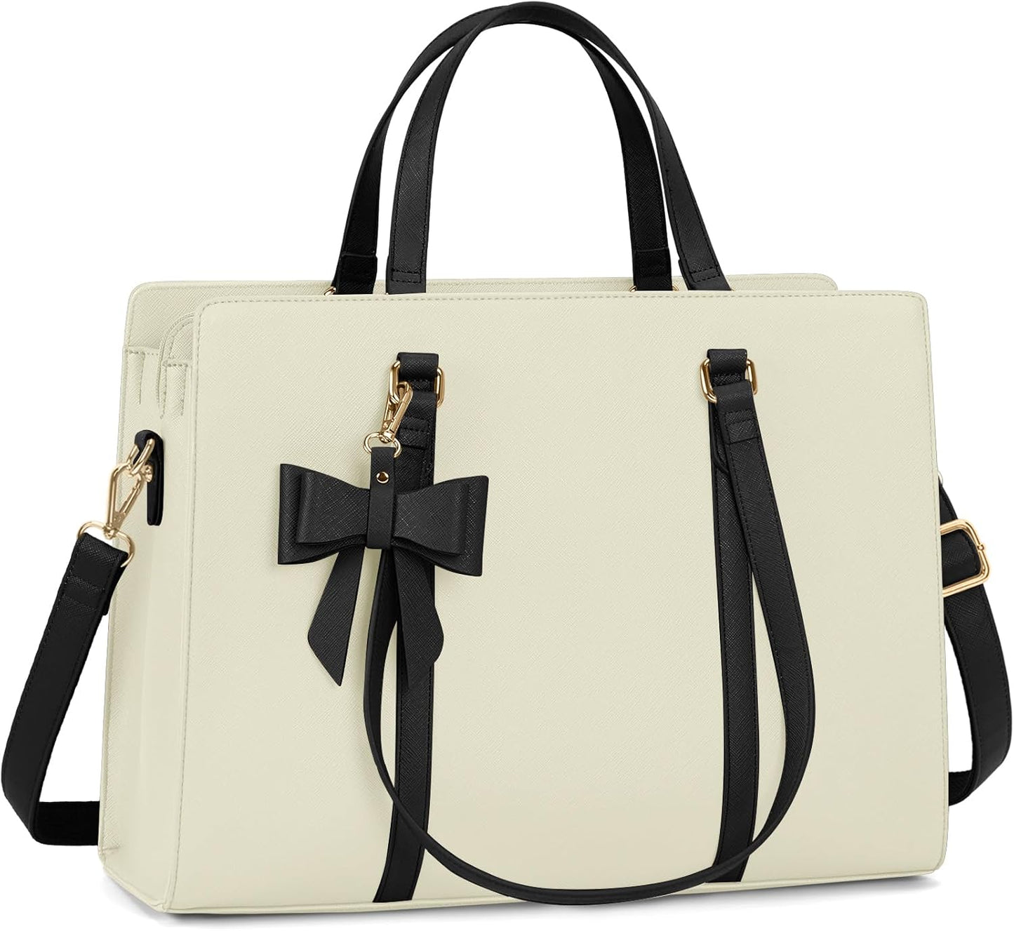 Laptop Bag for Women 15.6 inch Waterproof Leather Tote Bag