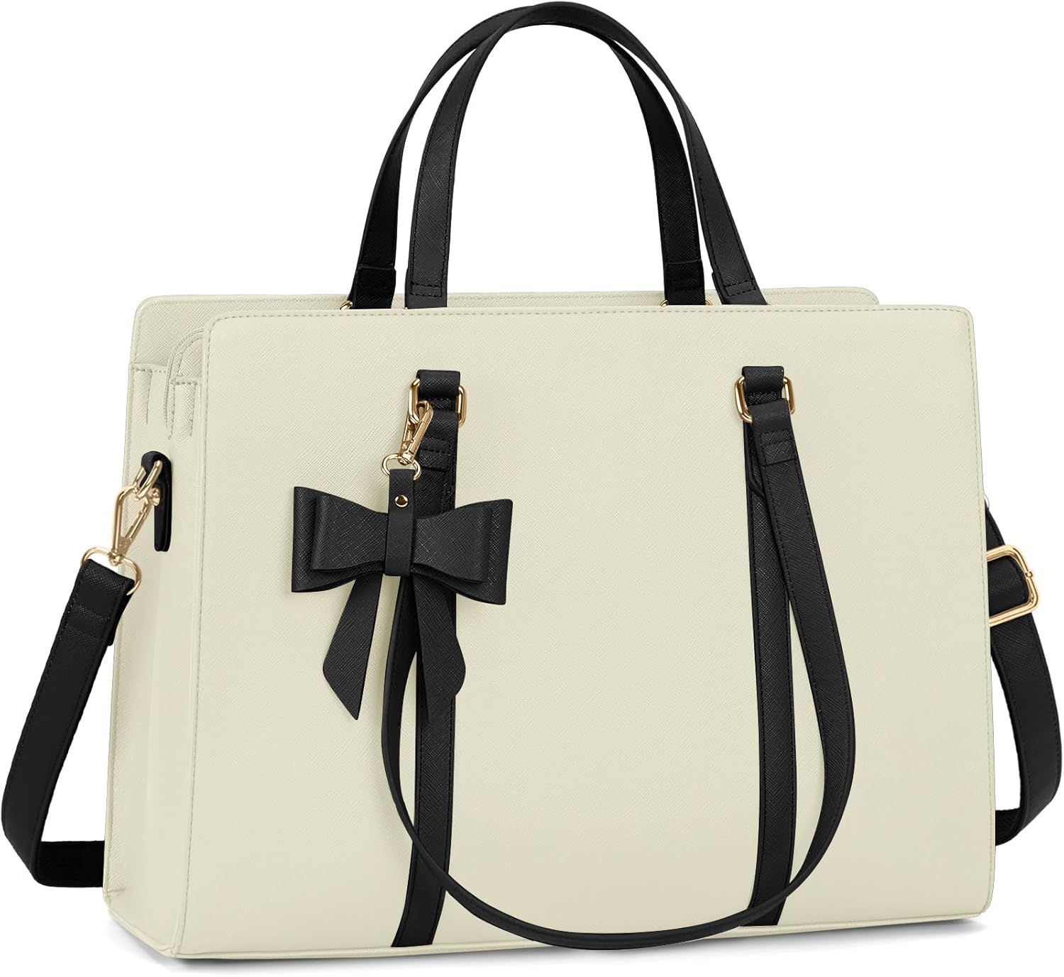 Laptop Bag for Women 15.6 inch Waterproof Leather Tote Bag