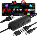 3-in-1 Wireless CarPlay Adapter with Video Streaming - Plug & Play