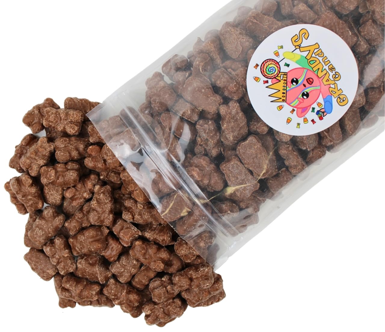 Milk Chocolate Covered Gummi Bears - Bulk Super Saver Treat