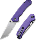 CIVIVI Brazen Folding Pocket Knife, 3.5in D2 Tanto - Smooth EDC Action
